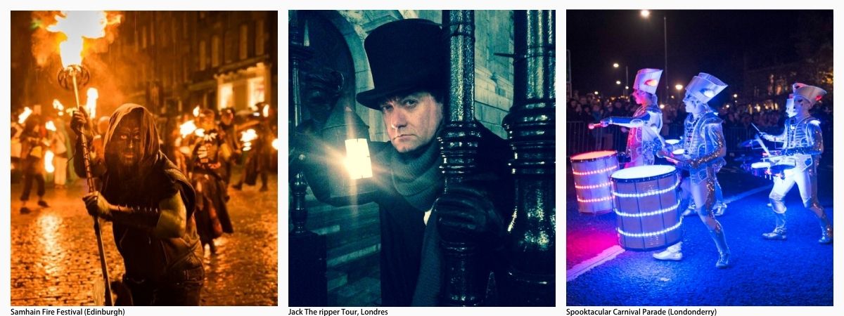 Halloween Londres Irlande Écosse